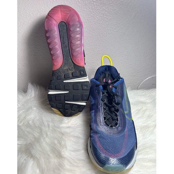 NIKE AIR MAX 2090 CK2612-400 Navy Magenta Running Sneaker Size 7 - Picture 6 of 11